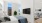a room with a tv and windows